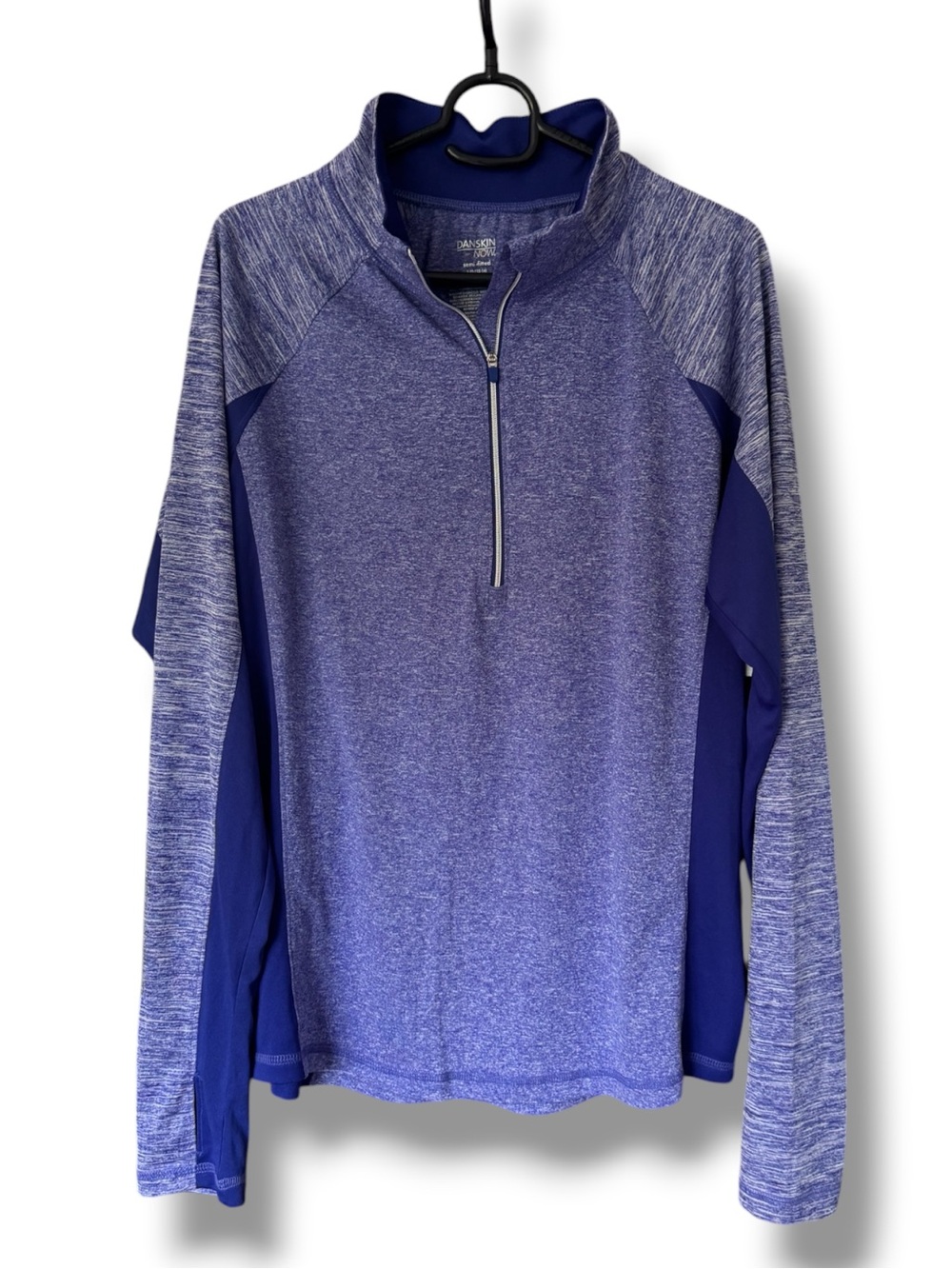 Danskin Womens Quarter-Zip Performance Pullover